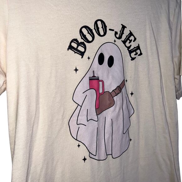 Bella & Canvas Boo-Jee Spooky Season Graphic Tshirt Tee Halloween Top M - Picture 3 of 5